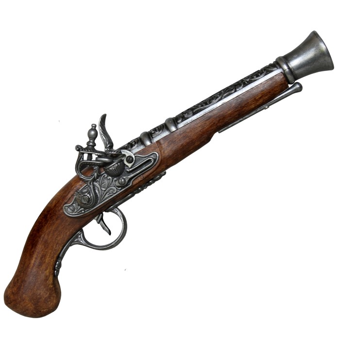 Kolser, decoration, flintlock pistol, length: approx. 36 cm